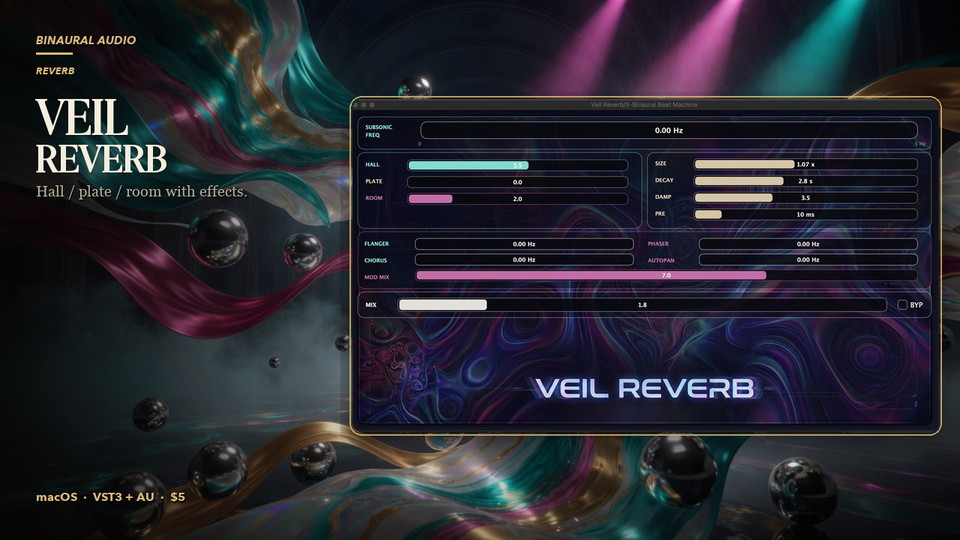 Veil Reverb plugin